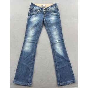Denim Rules By TRF Jeans Women's Sz 2 Medium Wash Low Rise Boot Cut